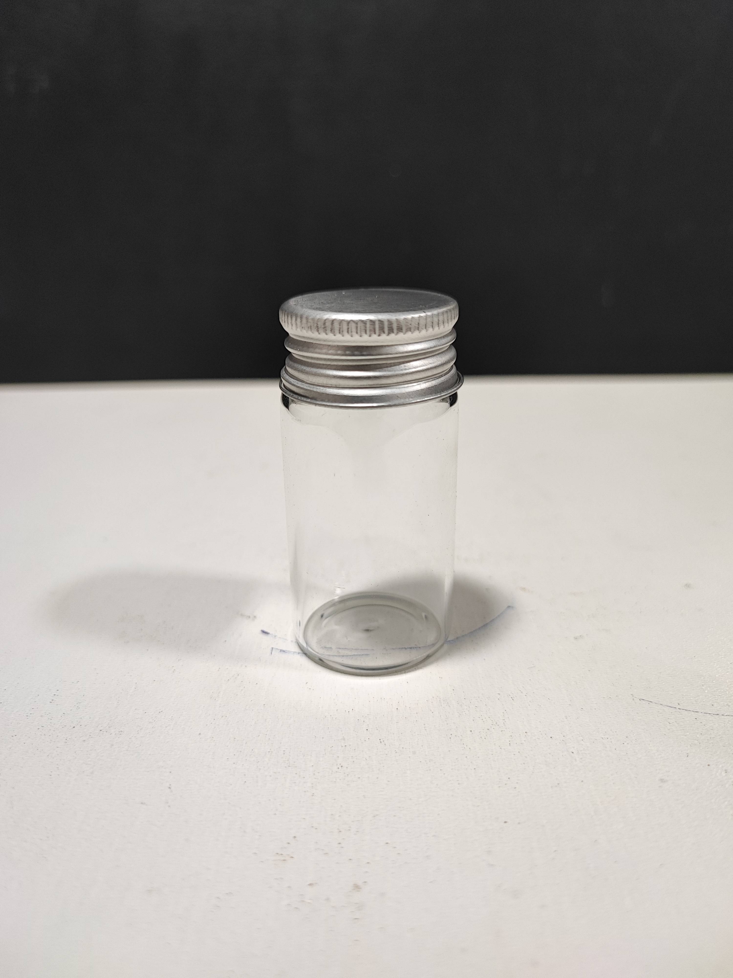 شیشه درپیچ دار فلزی (شیشه مک کارتی) 6 سانتی