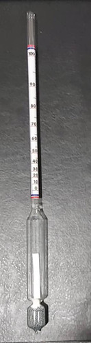 هیدرومتر (الکل سنج) 0 - 100 چینی