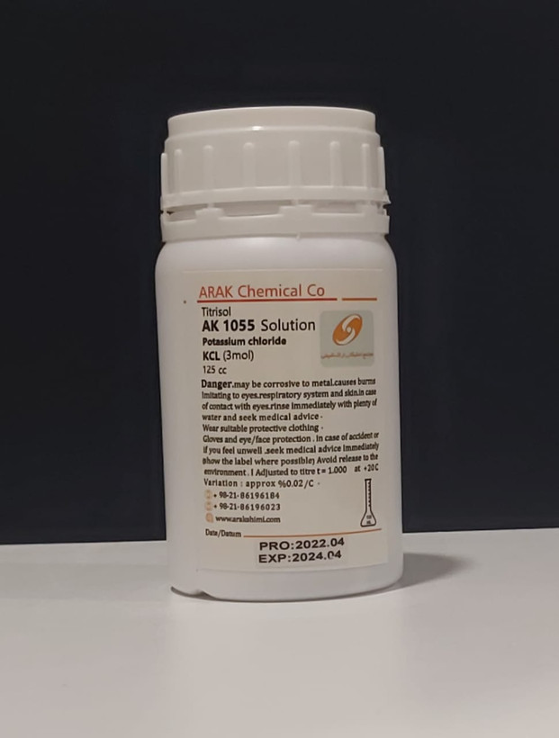 محلول KCL (3mol) اراک شیمی