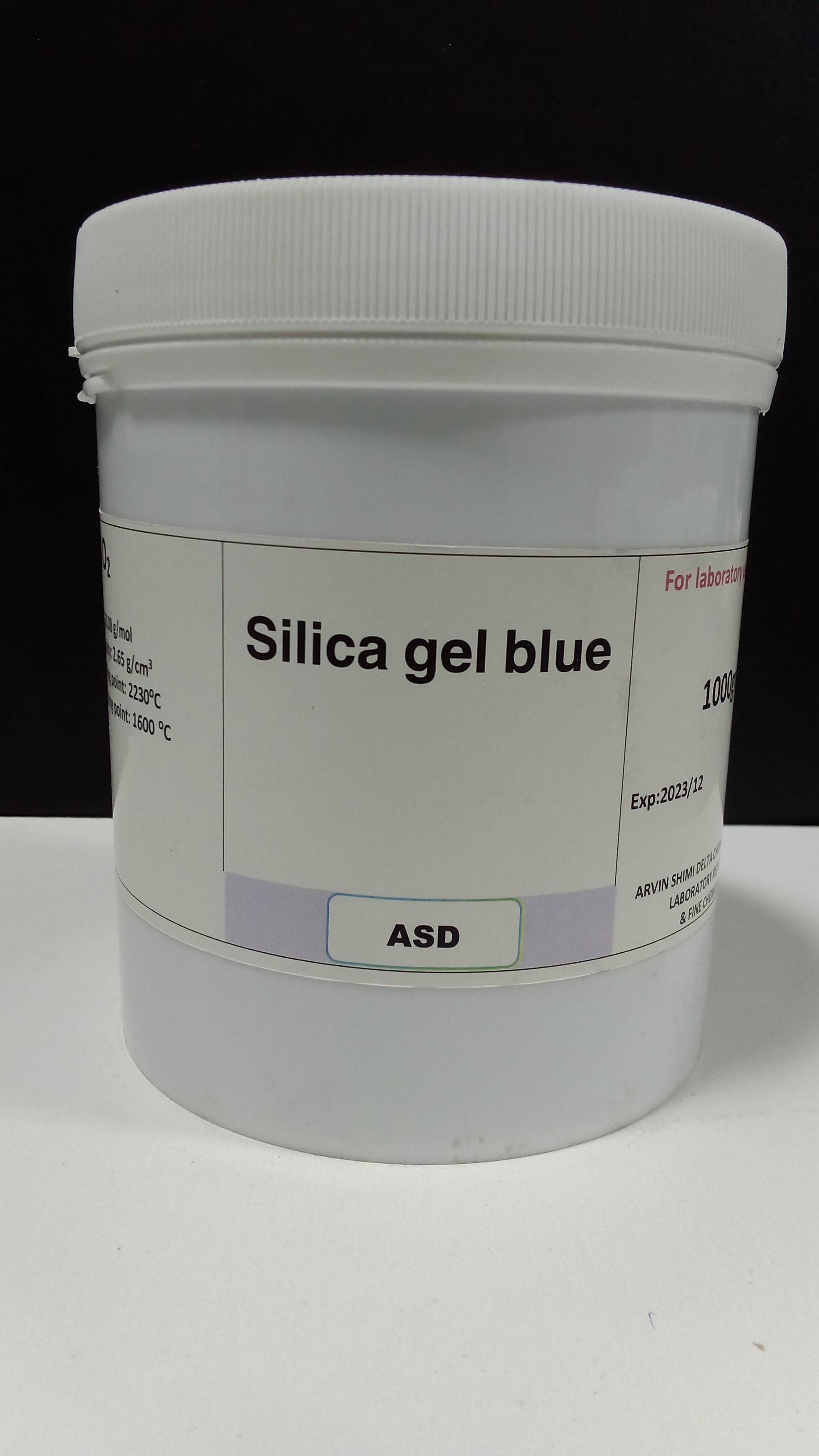 سیلیکاژل (آبی) 1000 گرم ASD