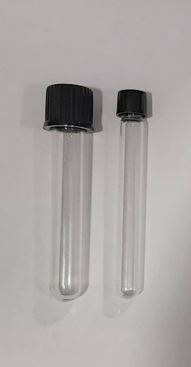 لوله آزمایش درپیچ دار شیشهای