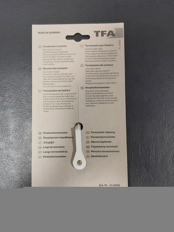 ترمومتر عقربه ای گرد تفا مدل ۱۴٫۶۰۰۶ TFA