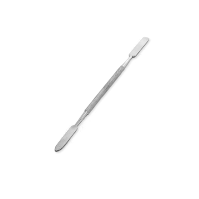 اسپاتول (قاشقک آزمایشگاهی) استیل دو سر تخت